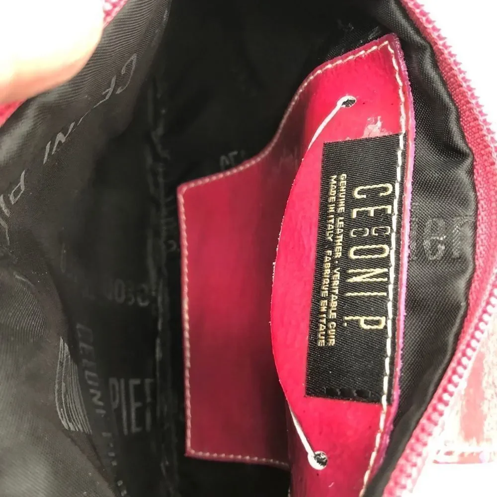 CECCONI PIERO Patent Leather Clutch Made in Italy
